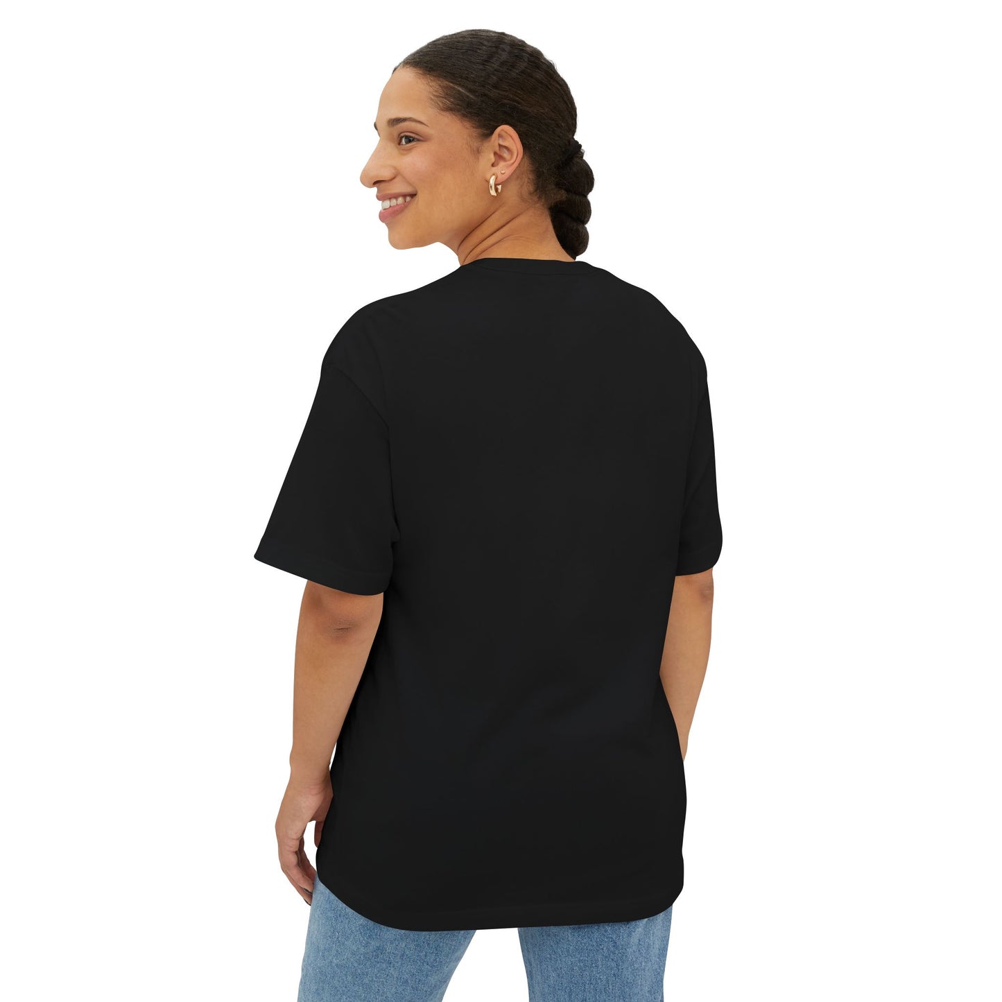 IRON MILE CO. Oversized Boxy Tee|Minimalist Left-Chest Logo